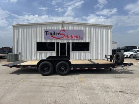 New 2027 PJ T6202 Tilt Trailer for Sale in Kansas | 20' x 83" 14K GVWR Hydraulic Tilt Equipment Trailer