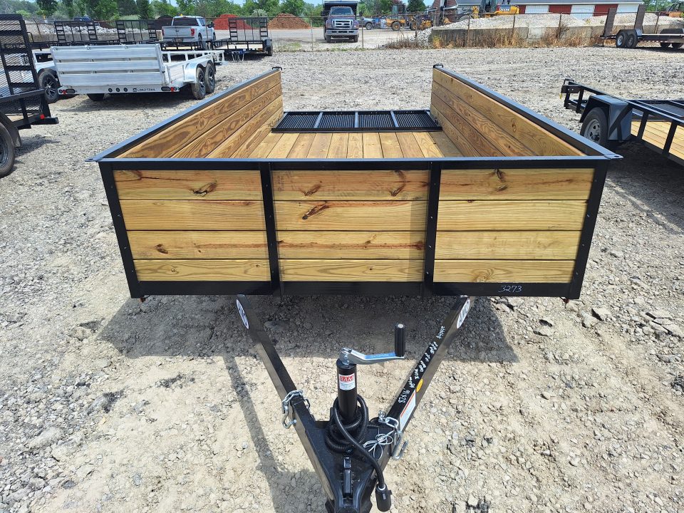 New 2026 AMO 82x16 Tandem Axle High Woodside Utility Trailer