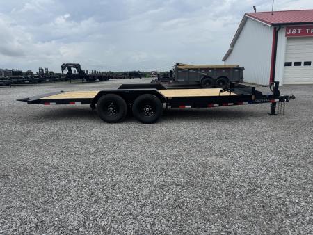 New 2026 Load Trail 83"x20' 14,000# GVWR Power Hydraulic Tilt Equipment Trailer