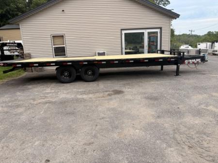 New 2027 PJ Trailers 102  x 24' T9 Deckover Power Tilt Trailer - 14k GVW