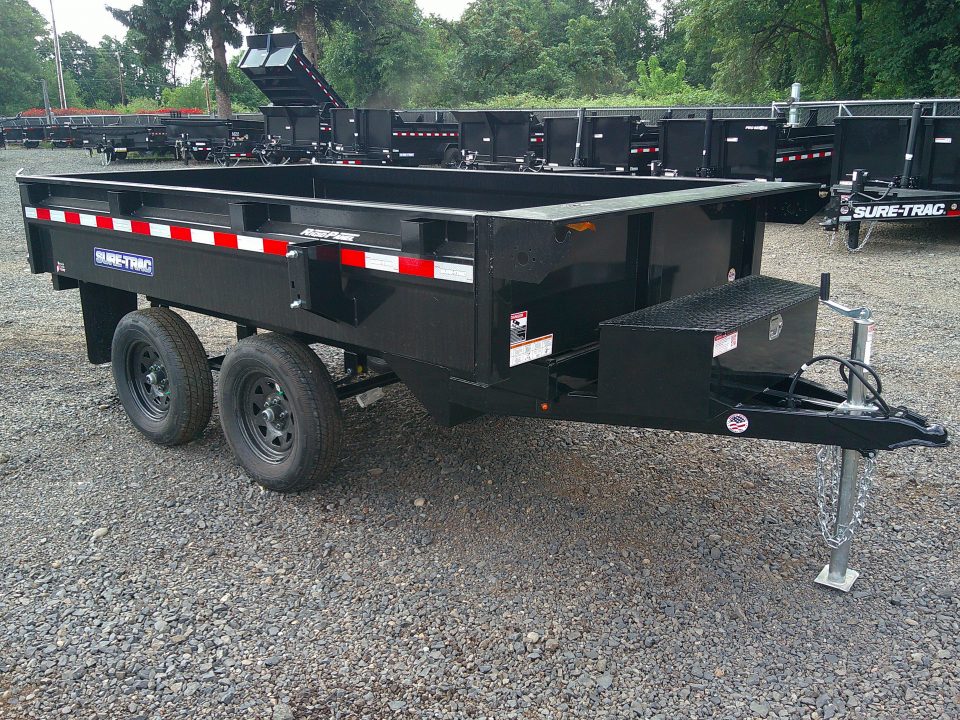 New 2026 Sure-Trac 6x10 Deck Over Dump Trailer 7K