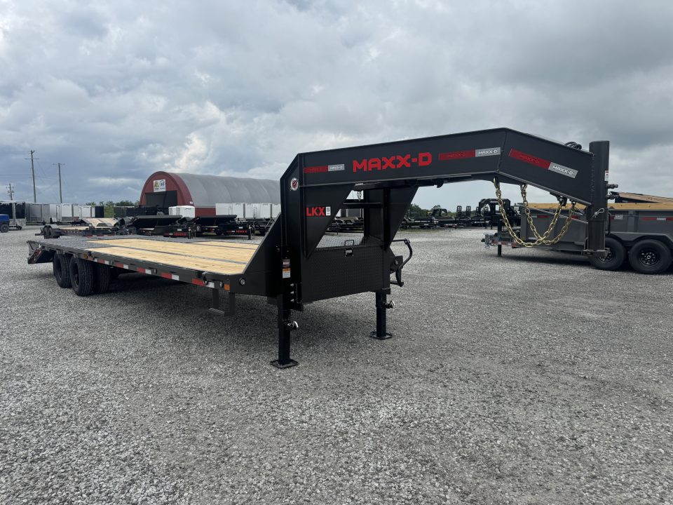 New 2027 MAXX-D LKX 102"x30" Dual Tandem Gooseneck Equipment Trailer