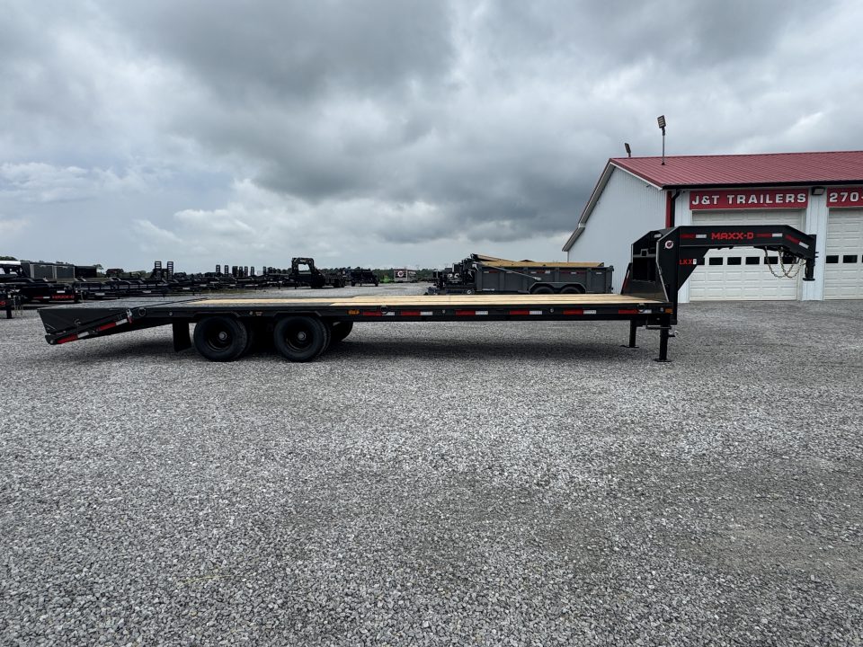 New 2027 MAXX-D LKX 102"x30" Dual Tandem Gooseneck Equipment Trailer
