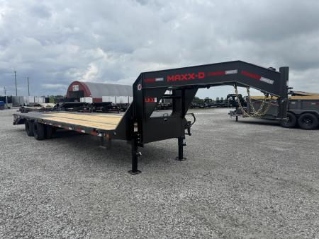 New 2027 MAXX-D LKX 102"x30" Dual Tandem Gooseneck Equipment Trailer