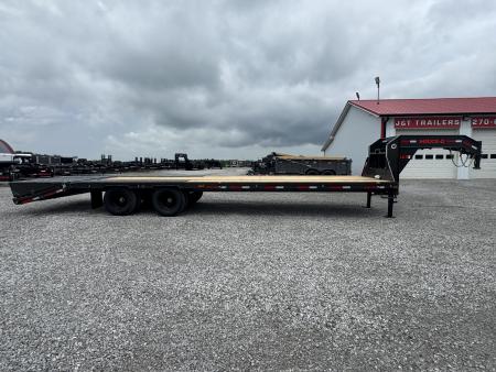 New 2027 MAXX-D LKX 102"x30" Dual Tandem Gooseneck Equipment Trailer
