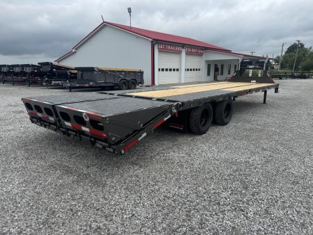 New 2027 MAXX-D LKX 102"x30" Dual Tandem Gooseneck Equipment Trailer