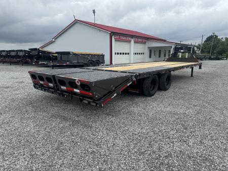 New 2027 MAXX-D LKX 102"x30" Dual Tandem Gooseneck Equipment Trailer