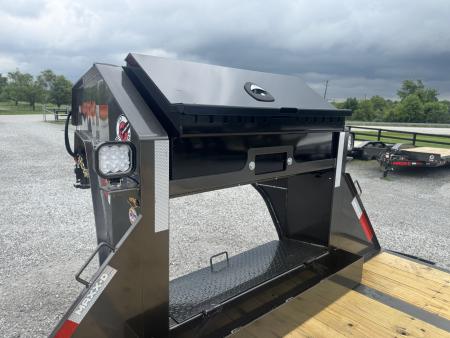 New 2027 MAXX-D YDK 32' Hydraulic Dovetail Gooseneck Equipment Trailer