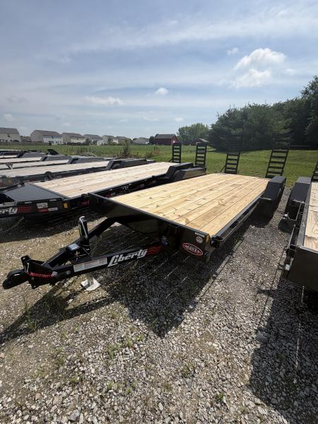 New 2026 LIBERTY EQUIPMENT LE10K83X20C5DT 83X20 TA DOVETAIL W/ STAND UP RAMPS (GVW:9990) MIDNIGHT BLACK