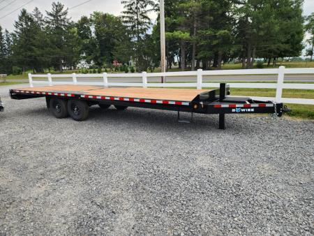 New 2026 BWISE THD15 102x24 15.4K Deckover Equipment Trailer