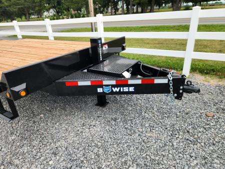 New 2026 BWISE THD15 102x24 15.4K Deckover Equipment Trailer