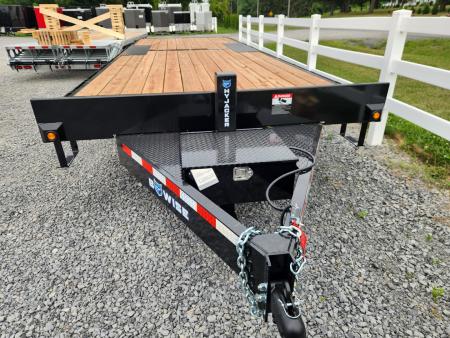 New 2026 BWISE THD15 102x24 15.4K Deckover Equipment Trailer
