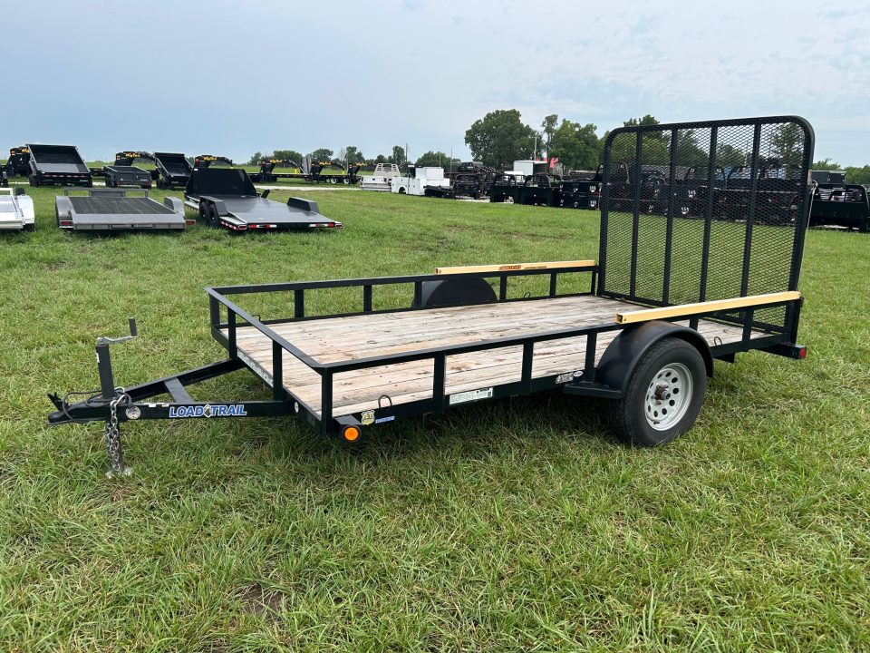 New 2015 Load Trail 77x12 3K Utility w/ 5' Ramp Gate & Gorilla Lift