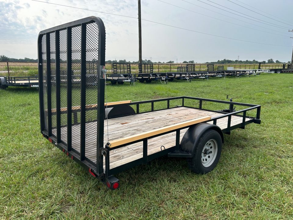 New 2015 Load Trail 77x12 3K Utility w/ 5' Ramp Gate & Gorilla Lift
