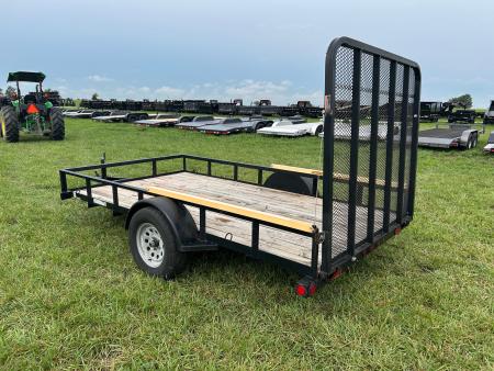 New 2015 Load Trail 77x12 3K Utility w/ 5' Ramp Gate & Gorilla Lift