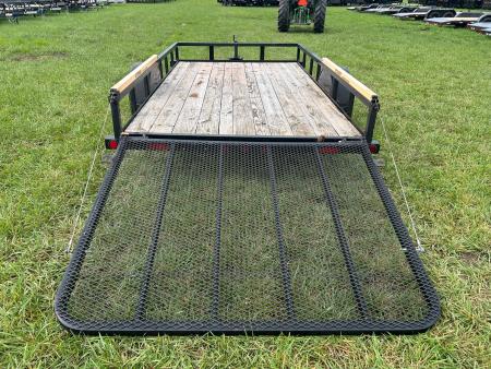 New 2015 Load Trail 77x12 3K Utility w/ 5' Ramp Gate & Gorilla Lift