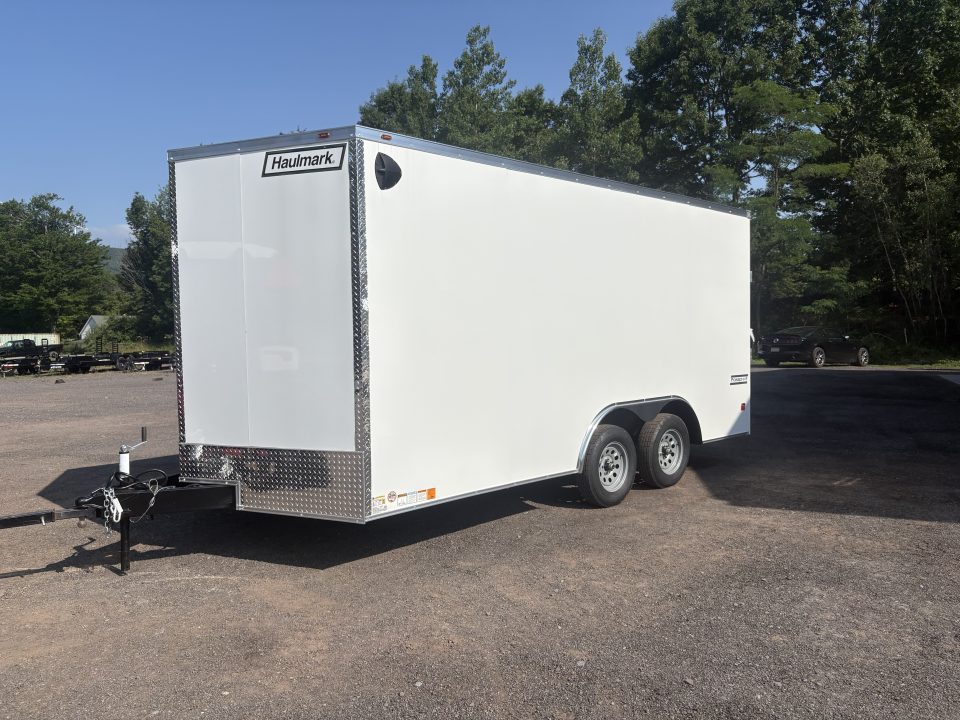 New 2026 Haulmark Passport Deluxe 8.5x16 7' Interior Height Cargo / Enclosed Trailer with Ramp Door