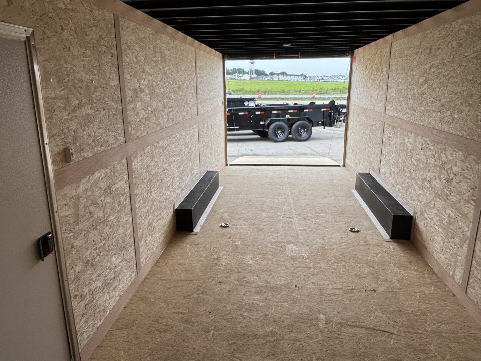 New 2026 Cross Trailers Black 8'x24' 10k Alpha Flat Top V-Nose Enclosed Cargo Trailer Cargo / Enclosed Trailer