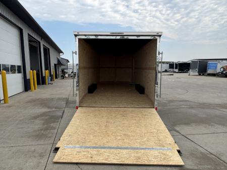 New 2026 Cross Trailers Black 8'x24' 10k Alpha Flat Top V-Nose Enclosed Cargo Trailer Cargo / Enclosed Trailer