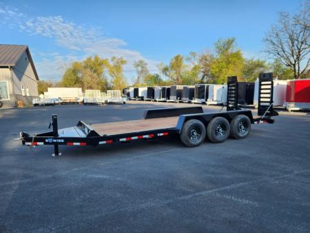 New 2026 BWISE EH14 82x20 21K Triple Axle Equipment Trailer