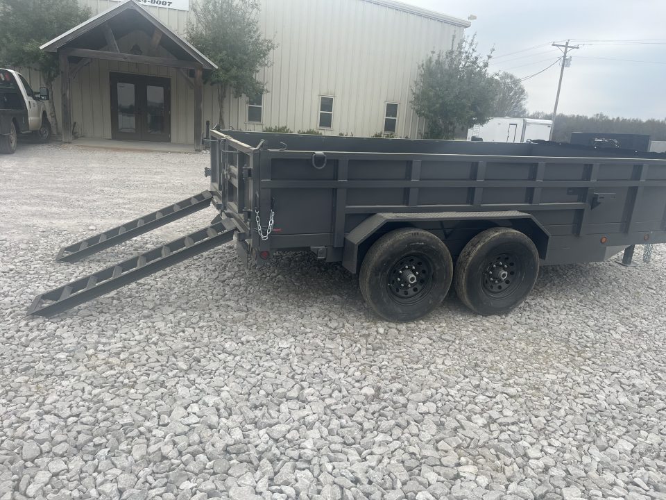 New 2026 Triple R 7X16 DUMP TRAILER TARP, RAMPS SPREADER GATE 14K