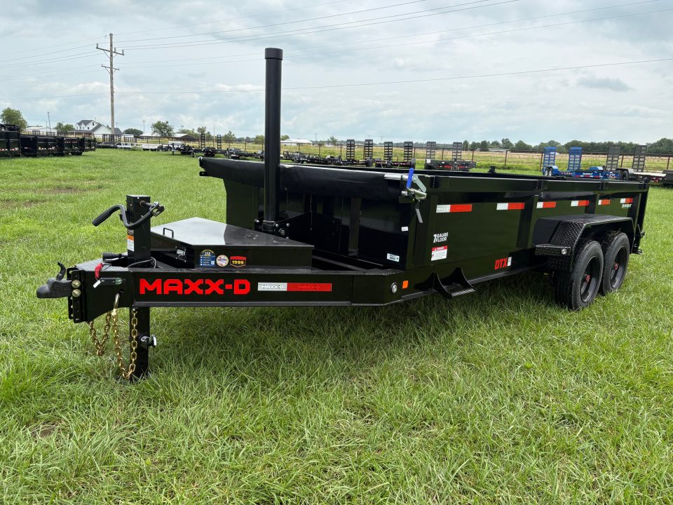 New 2027 MAXX-D 83x16 Tandem 17.5K Telescopic Dump Trailer W/ 2' Sides & Wireless Remote