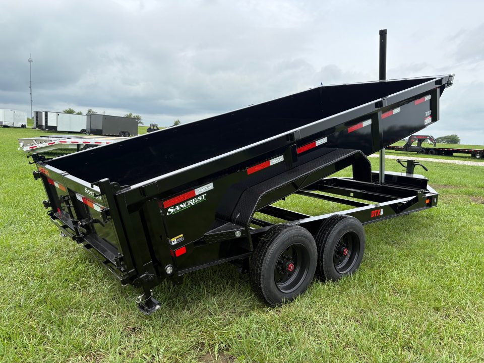 New 2027 MAXX-D 83x16 Tandem 17.5K Telescopic Dump Trailer W/ 2' Sides & Wireless Remote