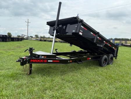 New 2027 MAXX-D 83x16 Tandem 17.5K Telescopic Dump Trailer W/ 2' Sides & Wireless Remote