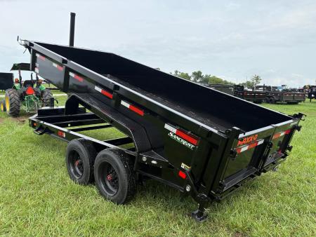 New 2027 MAXX-D 83x16 Tandem 17.5K Telescopic Dump Trailer W/ 2' Sides & Wireless Remote
