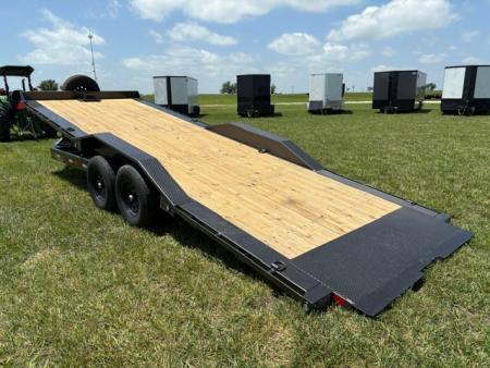 New 2027 MAXX-D 102x24 Tandem 14K Tilt Trailer W/ Spare Tire & Wireless Remote