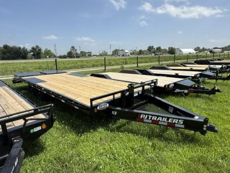 New 2026 PJ Trailers 14K 102  x 22' F8 w/ 4ft Monster Ramps Deckover Trailer