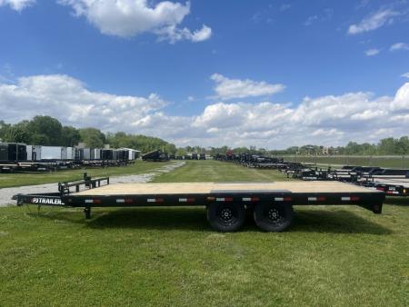 New 2026 PJ Trailers 14K 102" x 20' F8 Deckover Trailer W/ SLIDE-IN RAMPS