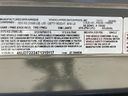 New 2026 Diamond C Trailers HXD207 22x102 Tilt Trailer