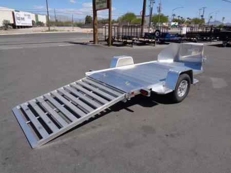 New 2027 Aluma * TK1 * Single Axle Tricycle/Motorcycle Trailer