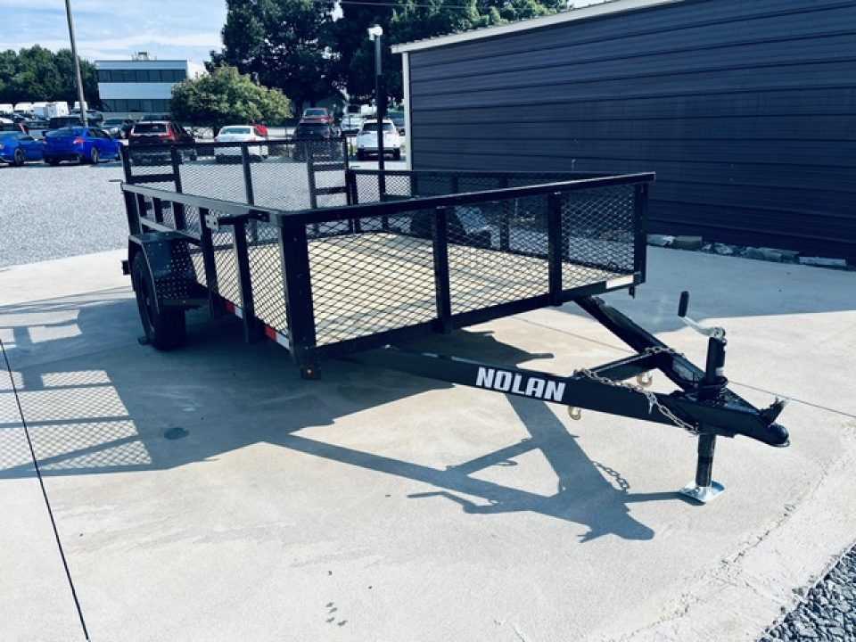 New 2026 Nolan 7X12 3K Landscape Utility Trailer w/2ft Mesh