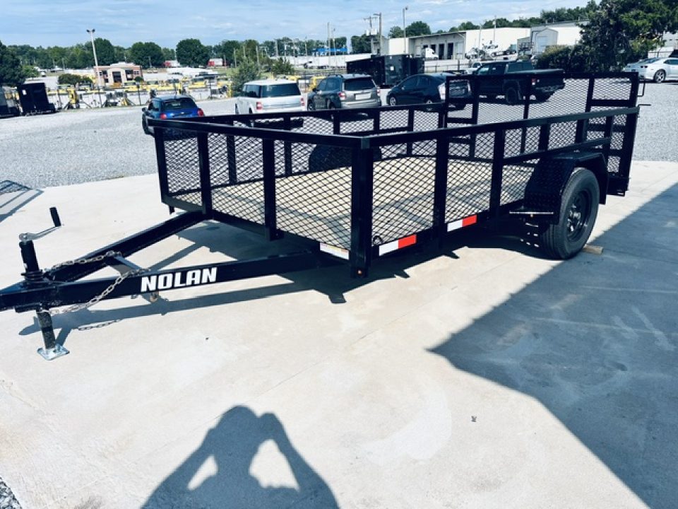 New 2026 Nolan 7X12 3K Landscape Utility Trailer w/2ft Mesh
