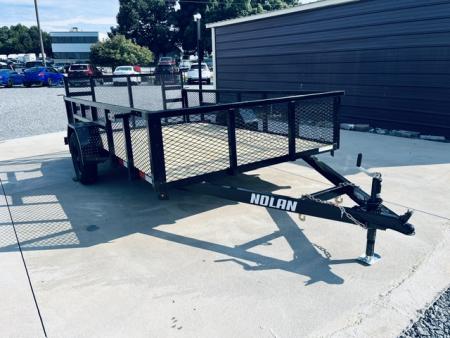 New 2026 Nolan 7X12 3K Landscape Utility Trailer w/2ft Mesh