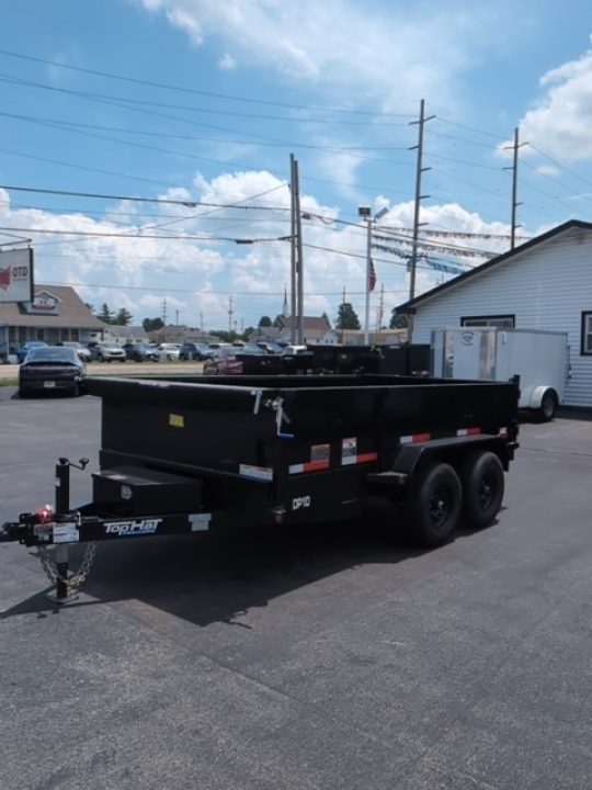 New 2026 Top Hat Trailers 6.5X12 DP 10 Dump Trailer