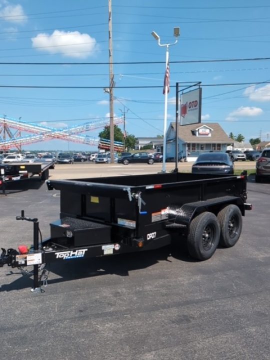 New 2026 Top Hat Trailers 5X10 DP 10 Dump Trailer