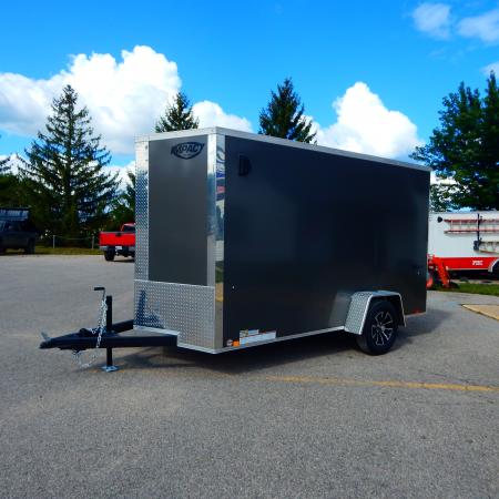 New 2026 Impact Trailers 6 X 12 Quake Flat Top V-Nose 3K Cargo / Enclosed Trailer