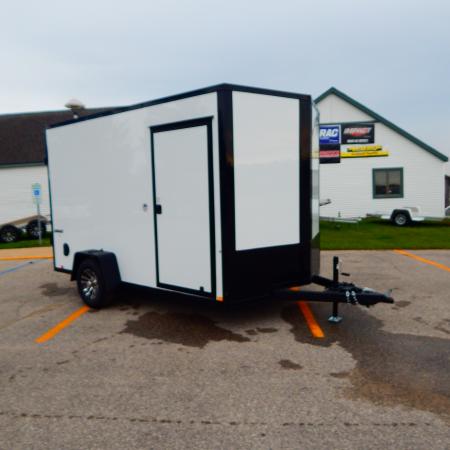 New 2026 Impact Trailers 7 x 12 Quake Flat Top V-Nose 5K Brake Cargo / Enclosed Trailer
