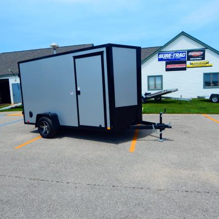 New 2026 Impact Trailers 6 X 12 Quake Flat Top V-Nose 3K Cargo / Enclosed Trailer