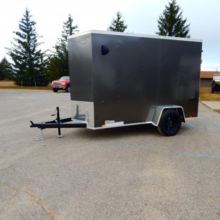 New 2026 Impact Trailers 5 x 10 Quake Flat Top V-Nose 3K Cargo / Enclosed Trailer
