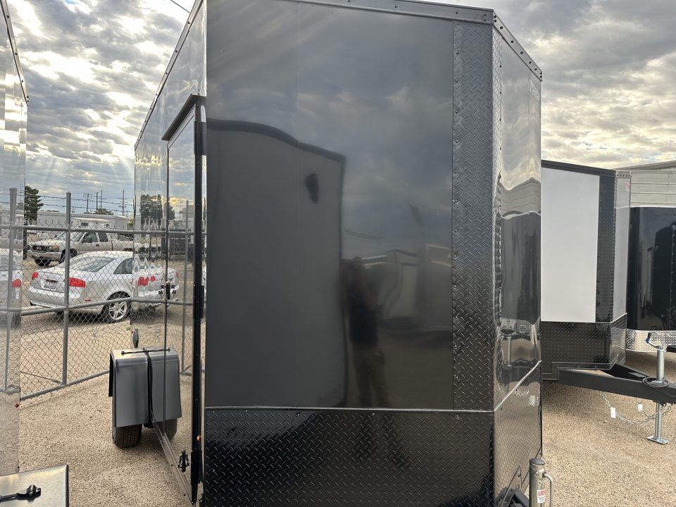 New 2026 Pace American 7 x 12 Journey SE Flat Top Sloped VNose 3.5K Cargo / Enclosed Trailer