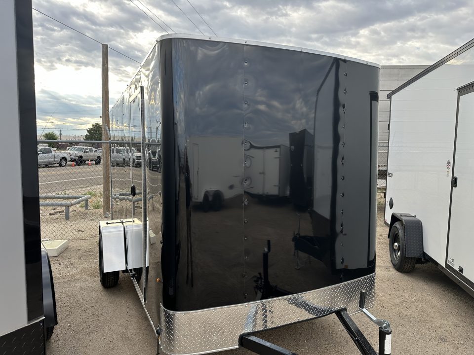 New 2026 Pace American 7 x 12 Journey SE Flat Top Sloped VNose 3.5K Cargo / Enclosed Trailer