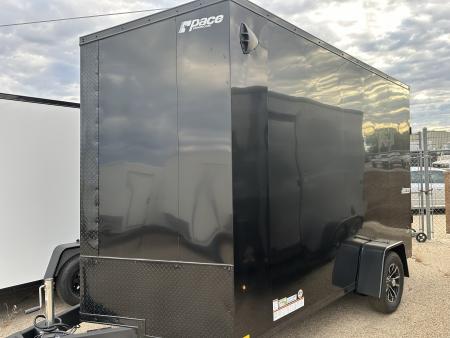 New 2026 Pace American 7 x 12 Journey SE Flat Top Sloped VNose 3.5K Cargo / Enclosed Trailer