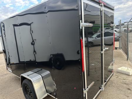 New 2026 Pace American 7 x 12 Journey SE Flat Top Sloped VNose 3.5K Cargo / Enclosed Trailer