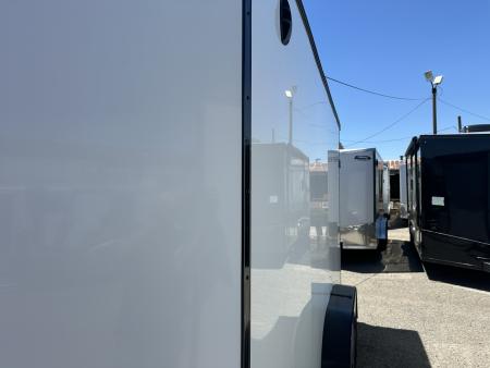 New 2026 Pace American 7 x 14 Journey SE Flat Top Sloped V-Nose 7K Cargo / Enclosed Trailer