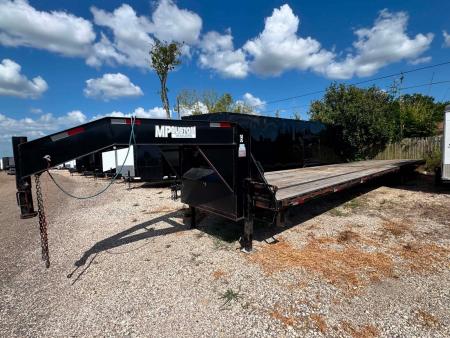 Used USED 2024 MP Custom Trailers 102X40 GOOSENECK DECK OVER Equipment Trailer