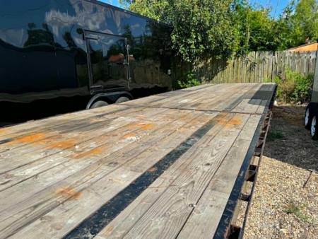 Used USED 2024 MP Custom Trailers 102X40 GOOSENECK DECK OVER Equipment Trailer